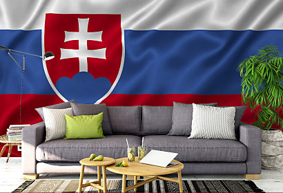 Fototapeta Zástava Slovenská republika 1011